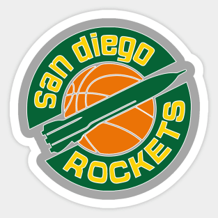 DEFUNCT - SAN DIEGO ROCKETS Sticker